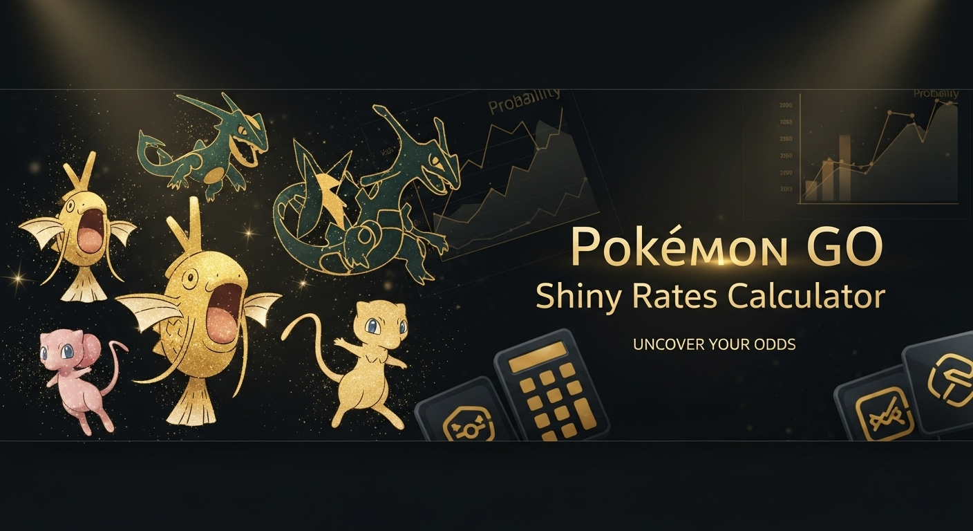 Pokemon GO Shiny Rates Calculator Banner